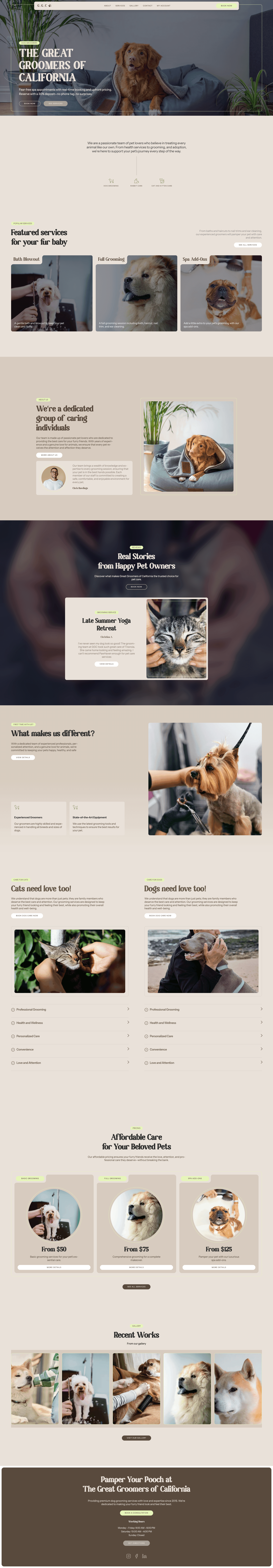 Great Groomers of California – Home Page