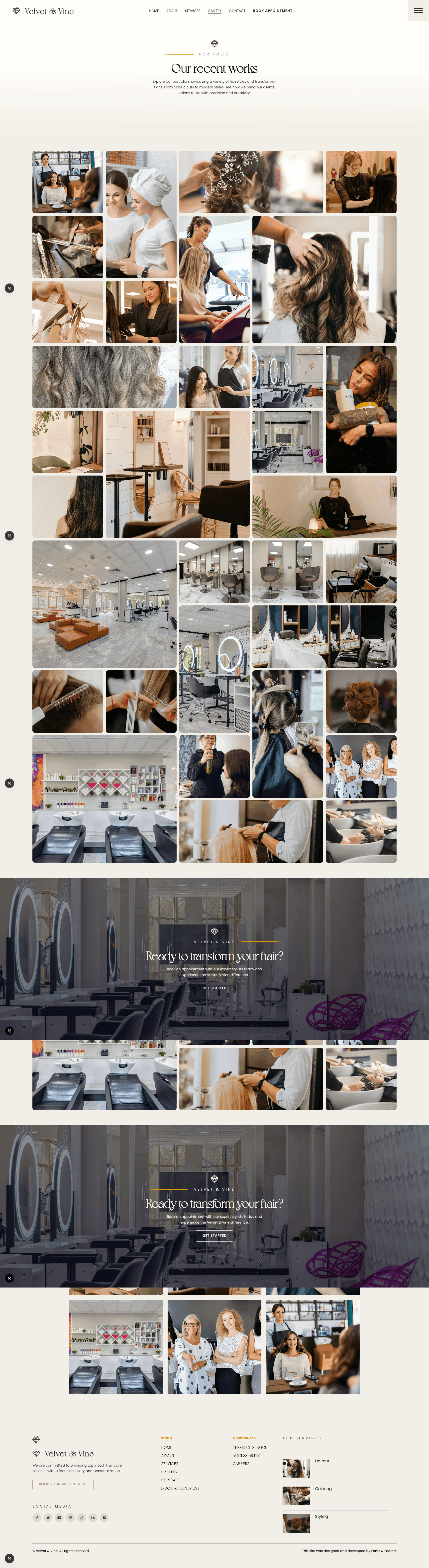 Velvet & Vine – Admin Dashboard