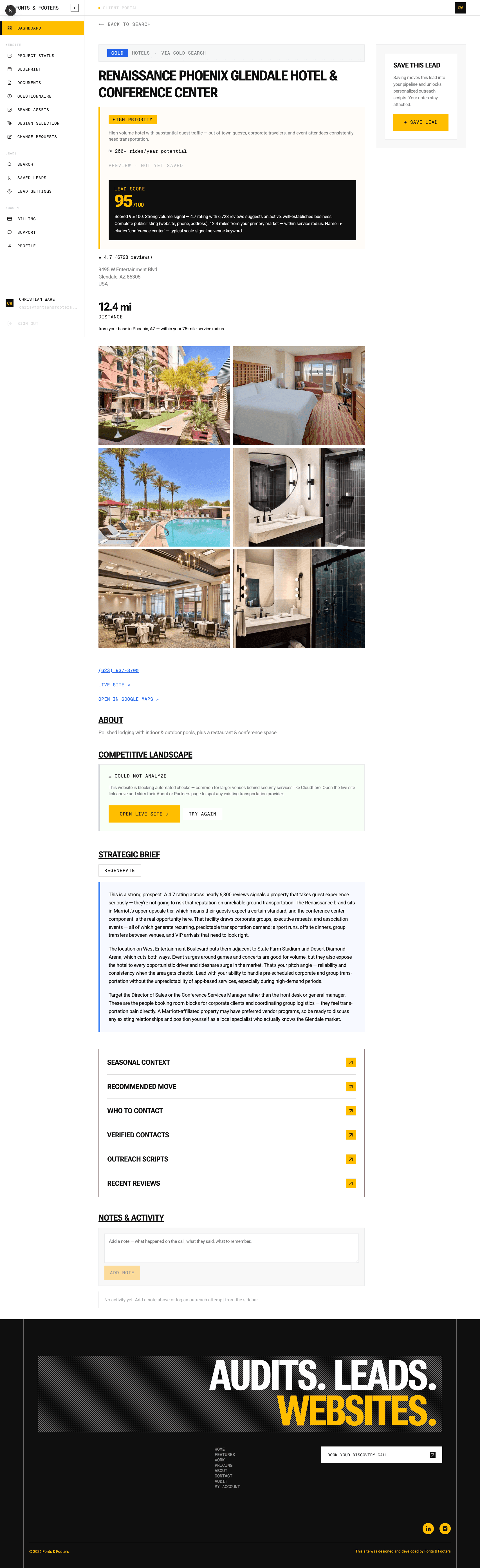 Leads Details Page Leads Details Page